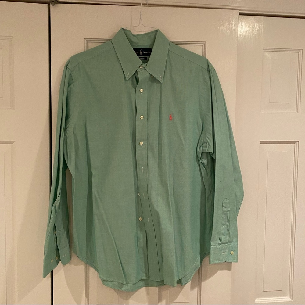 Ralph Lauren mens button down dress shirt